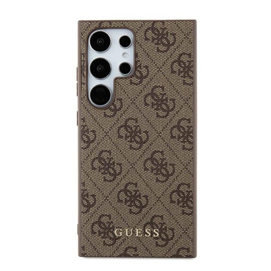 Futrola za Samsung Galaxy S24 Ultra S928, Guess, 4G Metal Gold Logo, Smeđa