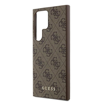 Futrola za Samsung Galaxy S24 Ultra S928, Guess, 4G Metal Gold Logo, Smeđa