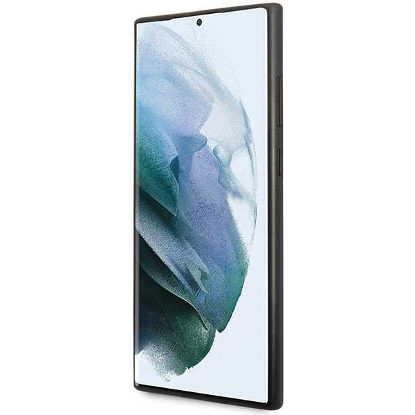 Futrola za Samsung Galaxy S24 Ultra S928, Guess, 4G Metal Gold Logo, Crna