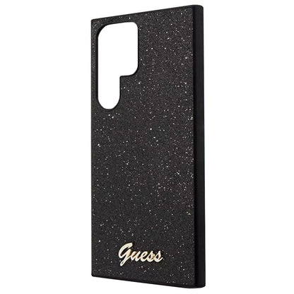 Futrola za Samsung Galaxy S24 Ultra S928, Guess, Glitter Script, Crna