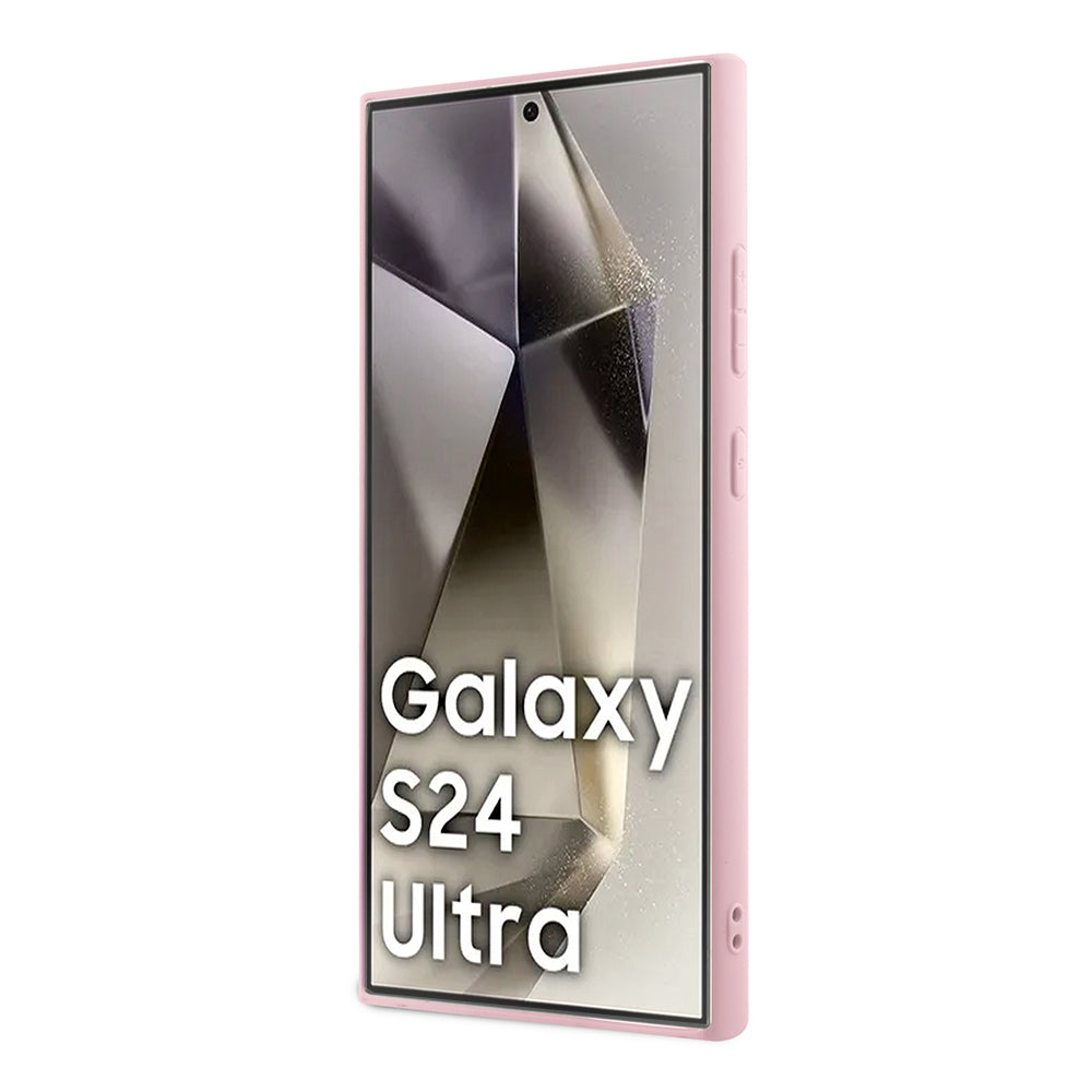 Futrola za Samsung Galaxy S24 Ultra S928, Guess, Glitter Script, Roza