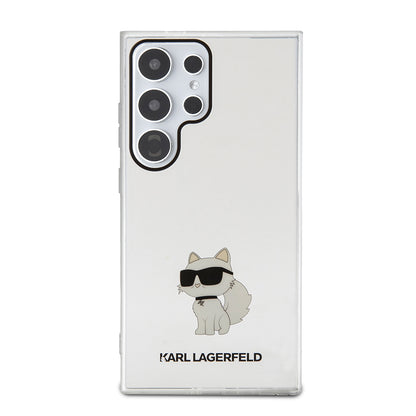 Futrola za Samsung Galaxy S24 Ultra S928, Karl Lagerfeld, IML Luxury Choupette, Prozirna