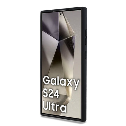 Futrola za Samsung Galaxy S24 Ultra S928, Karl Lagerfeld, Silicone Choupette Metal, Crna