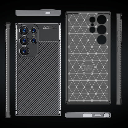 Maska za Samsung Galaxy S24 Ultra S928, Techsuit, CarbonFiber, Crna