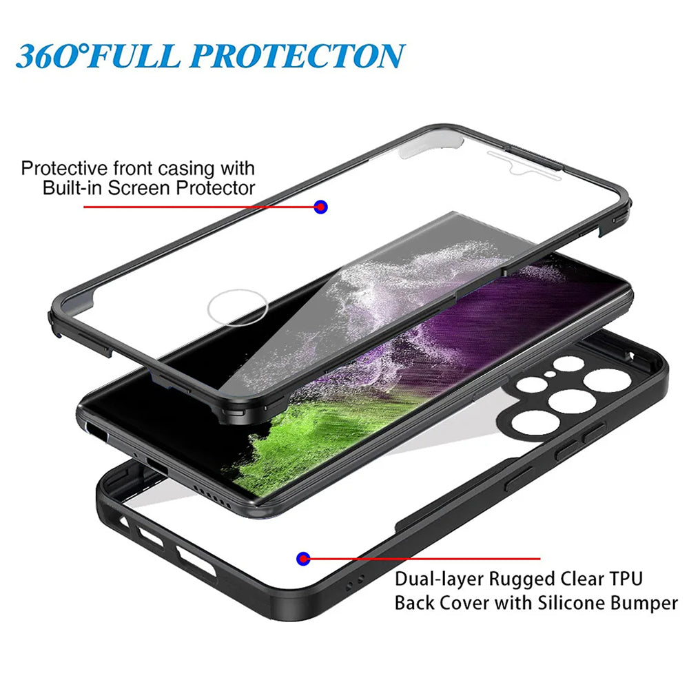Maska za Samsung Galaxy S24 Ultra S928, Techsuit, ColorVerse 360, Crna