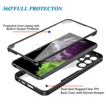 Maska za Samsung Galaxy S24 Ultra S928, Techsuit, ColorVerse 360, Crna