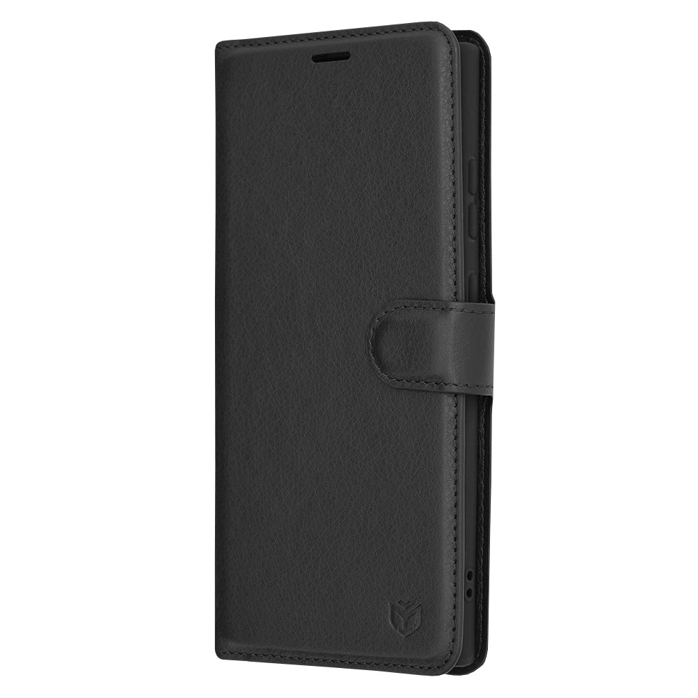 Futrola za Samsung Galaxy S24 Ultra S928, Techsuit, Kožna Folio, Crna