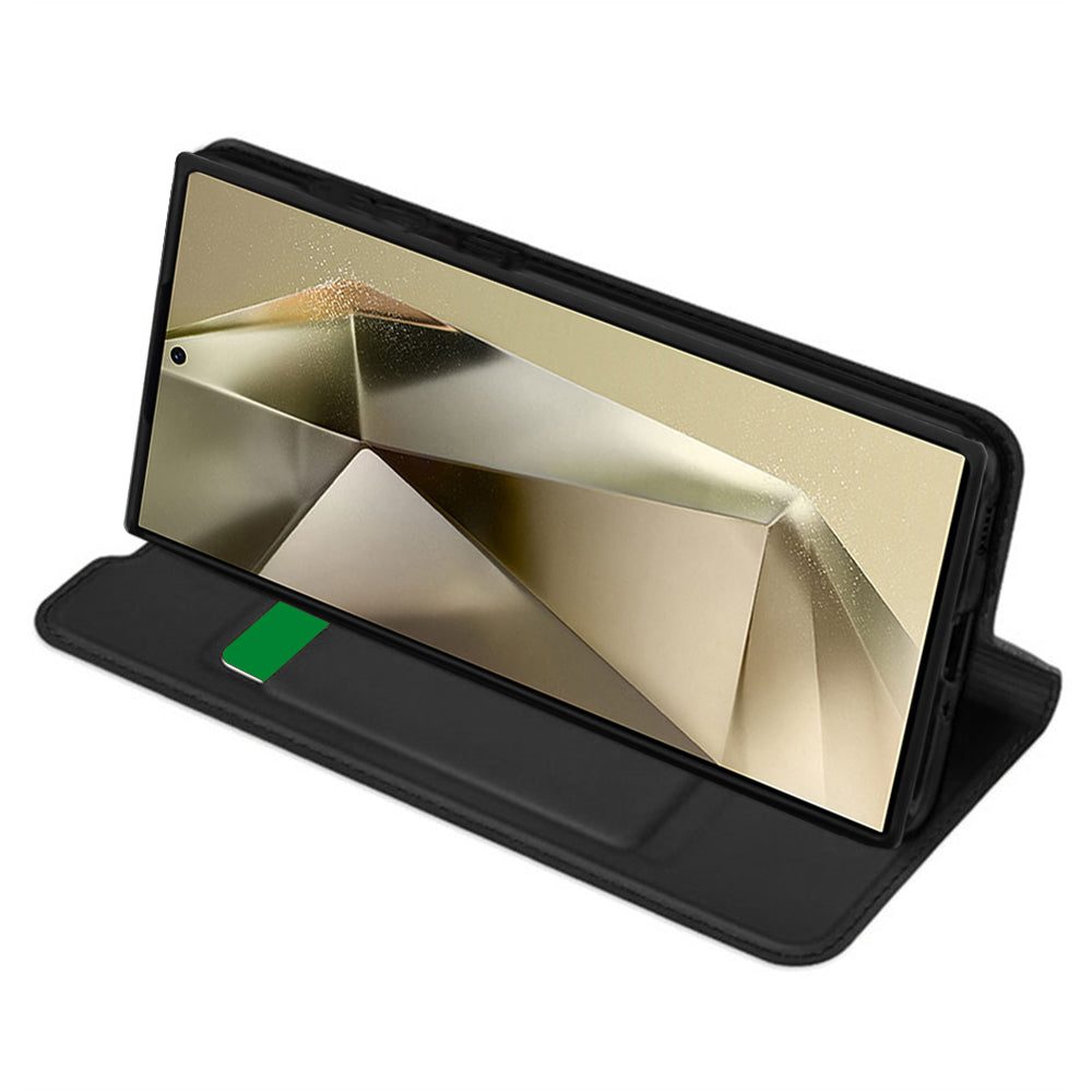 Maska za Samsung Galaxy S24 Ultra S928, Techsuit, Magskin Book, Crna