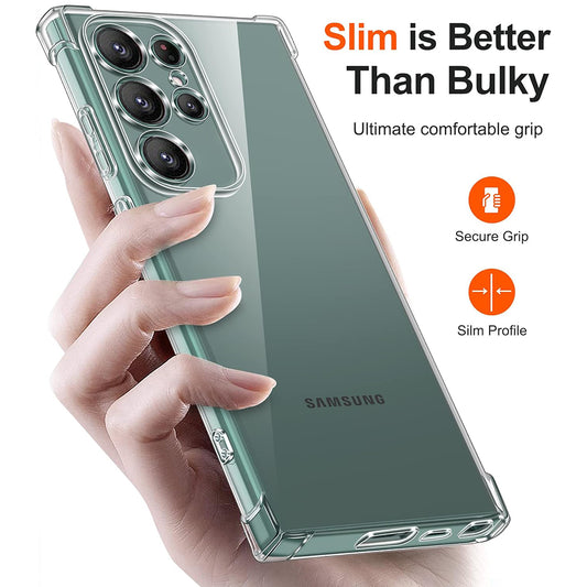 Maska za Samsung Galaxy S24 Ultra S928, Techsuit, Otporna na udarce, Prozirna