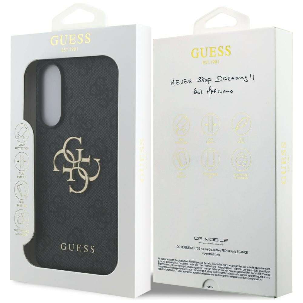 Futrola za Samsung Galaxy S25 Edge S937, Guess, Big 4G Logo Classic, Crna