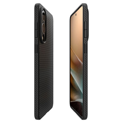 Futrola za Samsung Galaxy S25 Edge S937, Spigen, Liquid Air, Mat crna ACS09420