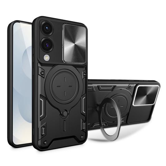 Maska za Samsung Galaxy S25 Edge S937, Techsuit, CamGuard Pro, Crna