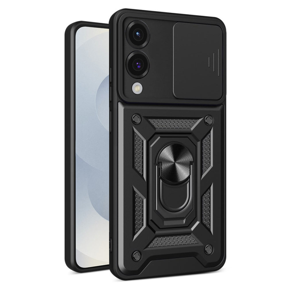 Maska za Samsung Galaxy S25 Edge S937, Techsuit, CamShield, Crna