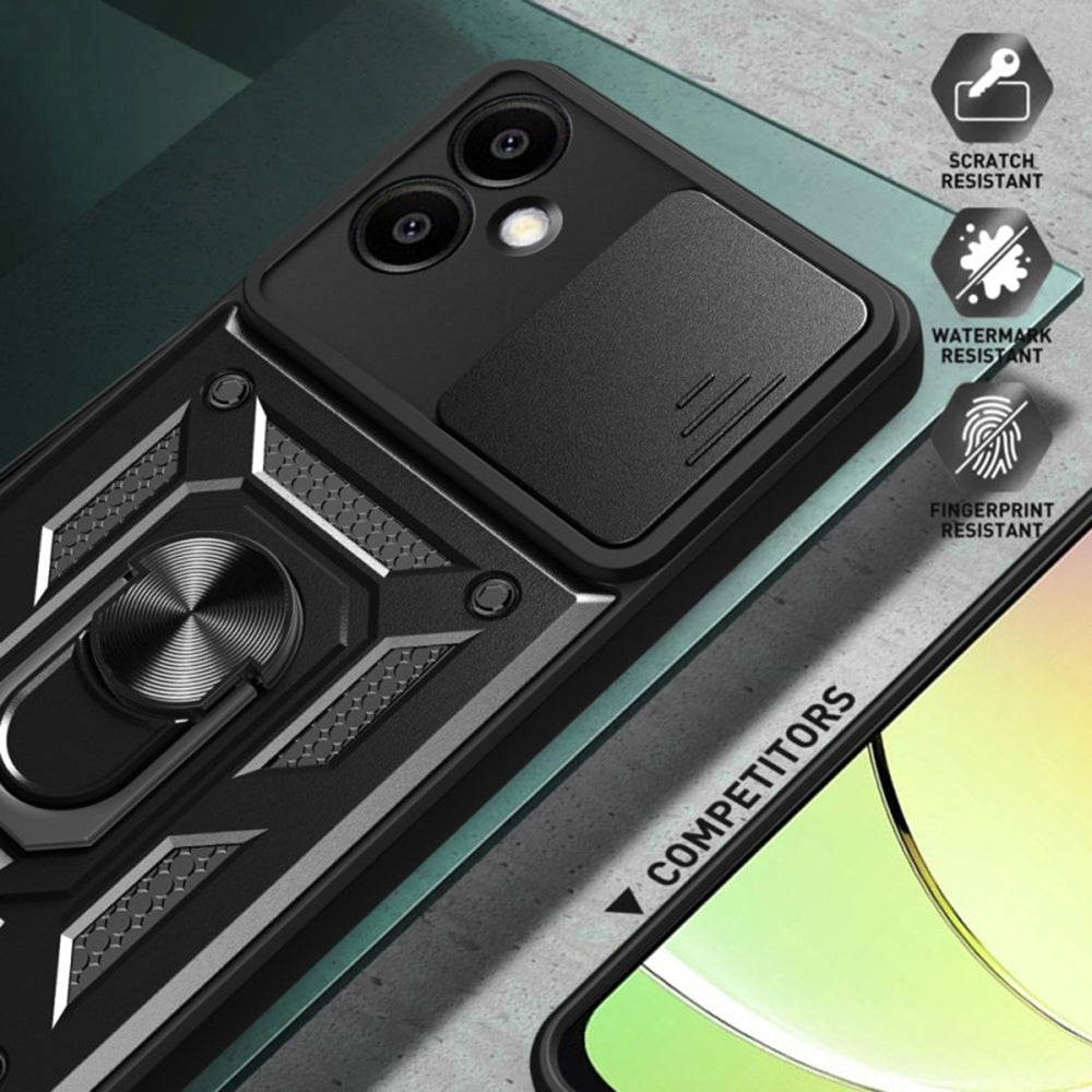 Maska za Samsung Galaxy S25 Edge S937, Techsuit, CamShield, Zelena