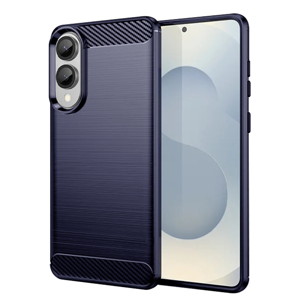 Maska za Samsung Galaxy S25 Edge S937, Techsuit, Karbon, Plava