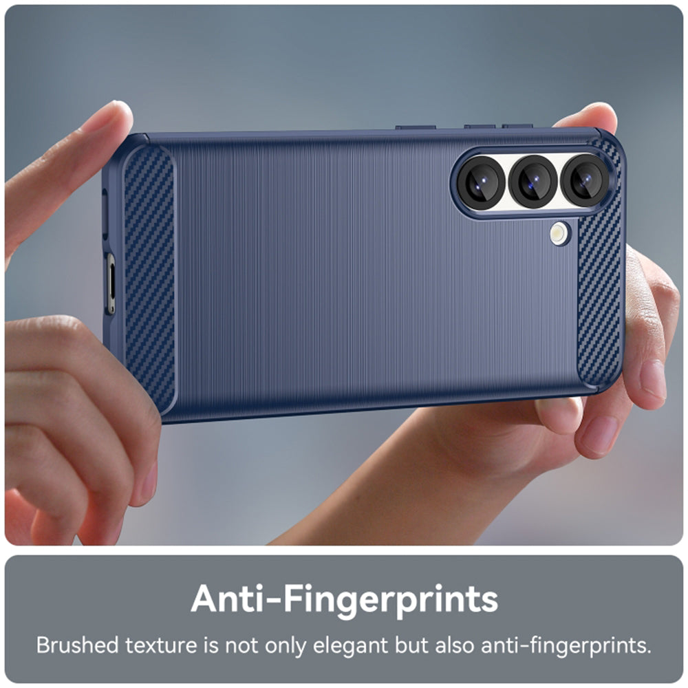Maska za Samsung Galaxy S25 Edge S937, Techsuit, Karbon, Plava