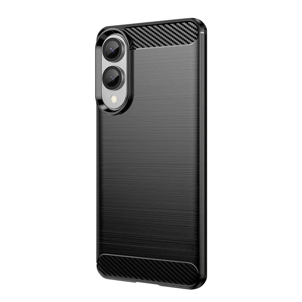 Maska za Samsung Galaxy S25 Edge S937, Techsuit, Karbon, Crna