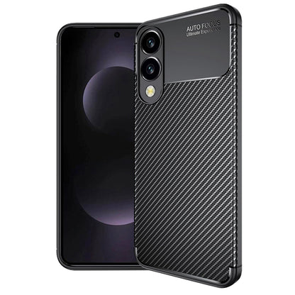 Maska za Samsung Galaxy S25 Edge S937, Techsuit, CarbonFiber, Crna