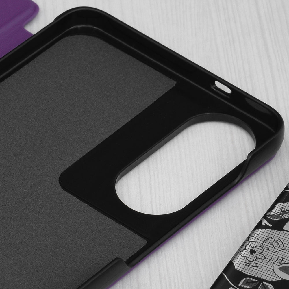 Maska za Samsung Galaxy S25 Edge S937, Techsuit, eFold, Ljubičasta