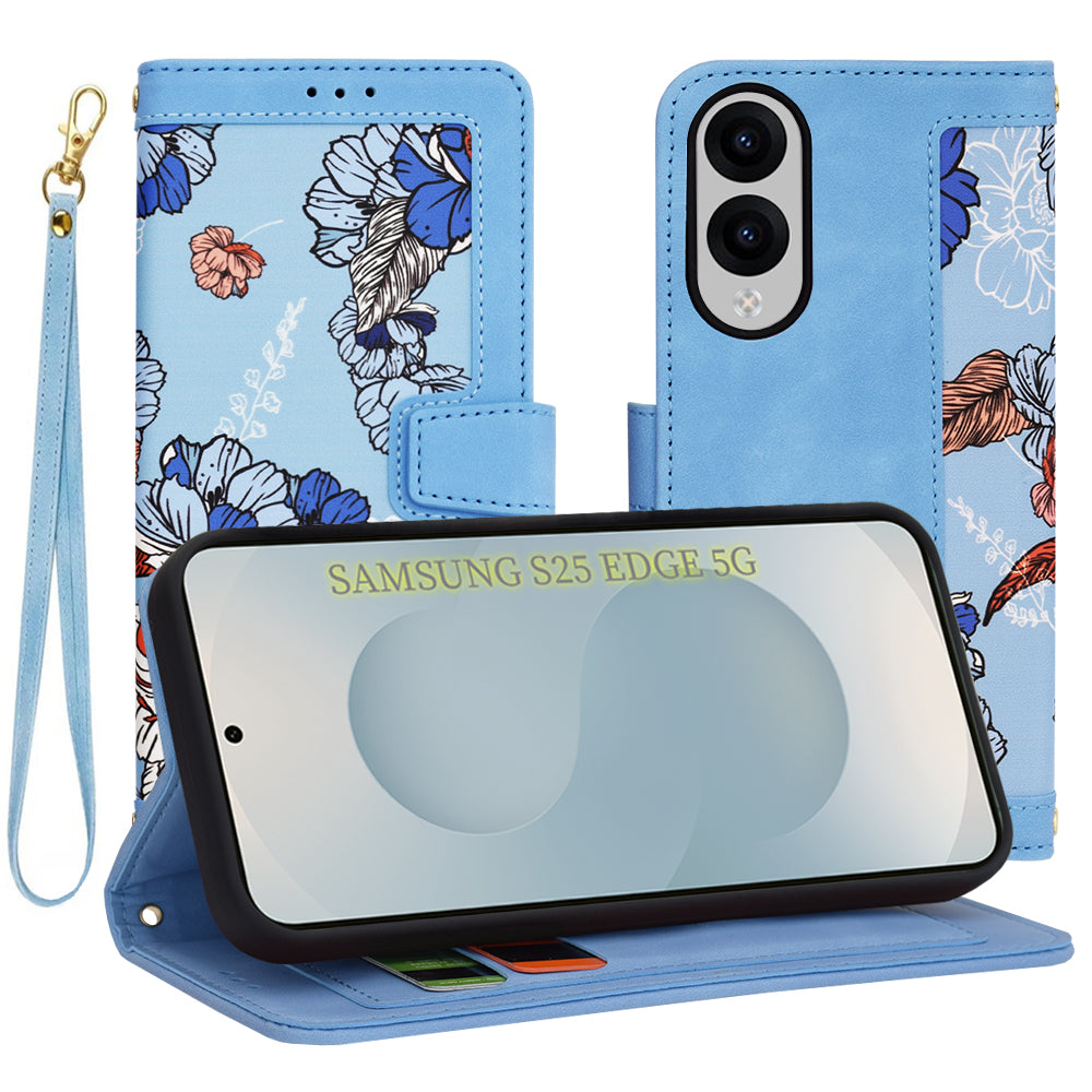 Maska za Samsung Galaxy S25 Edge S937, Techsuit, FlipCraft, Plava