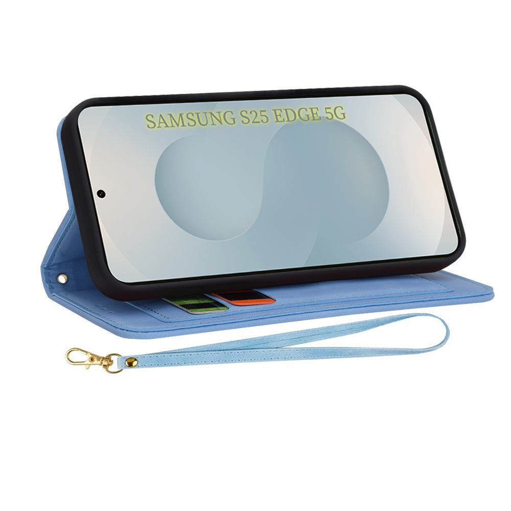 Maska za Samsung Galaxy S25 Edge S937, Techsuit, FlipCraft, Plava