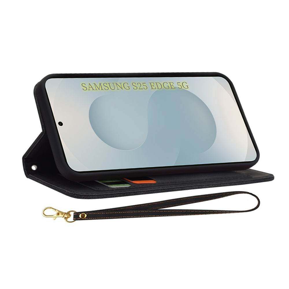 Maska za Samsung Galaxy S25 Edge S937, Techsuit, FlipCraft, Crna