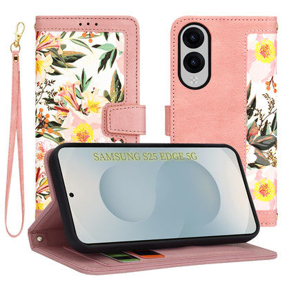Maska za Samsung Galaxy S25 Edge S937, Techsuit, FlipCraft, Roza