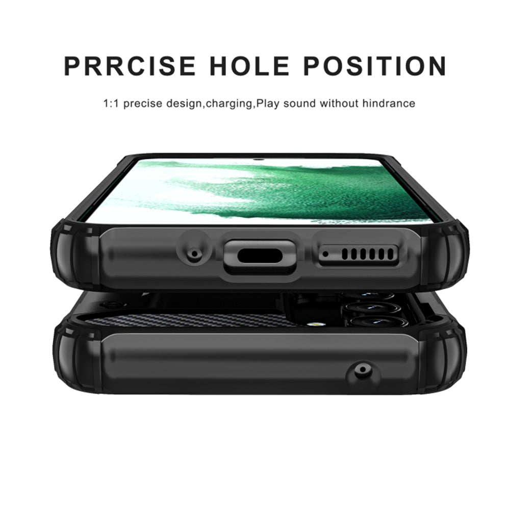 Maska za Samsung Galaxy S25 Edge S937, Techsuit, Hybrid Armor, Crna