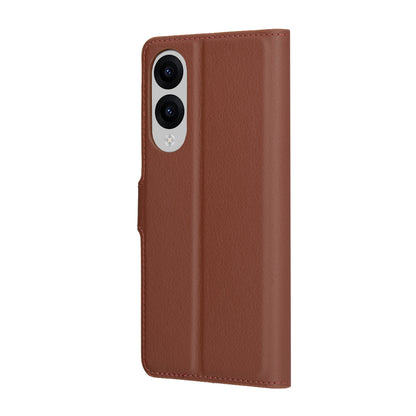 Futrola za Samsung Galaxy S25 Edge S937, Techsuit, Kožna Folio, Smeđa