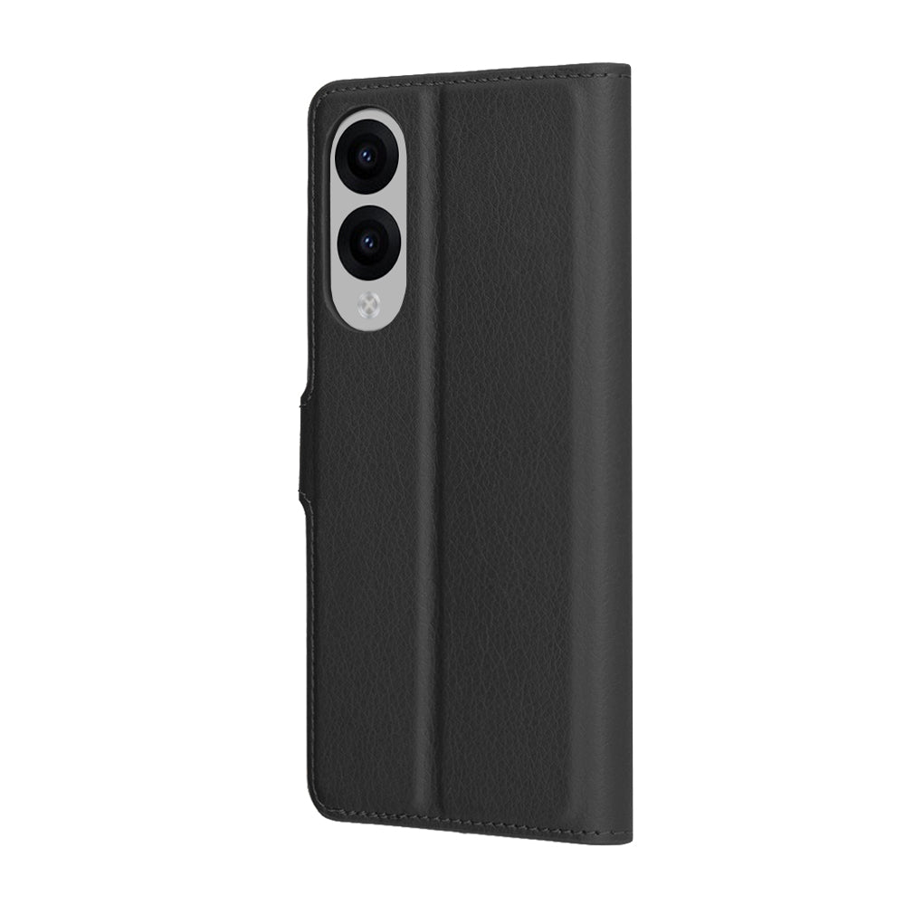 Futrola za Samsung Galaxy S25 Edge S937, Techsuit, Kožna Folio, Crna