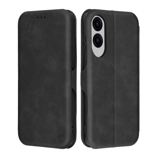 Futrola za Samsung Galaxy S25 Edge S937, Techsuit, Safe Wallet Plus, Crna