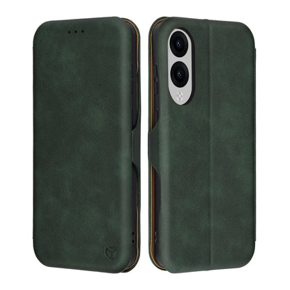 Futrola za Samsung Galaxy S25 Edge S937, Techsuit, Safe Wallet Plus, Zelena