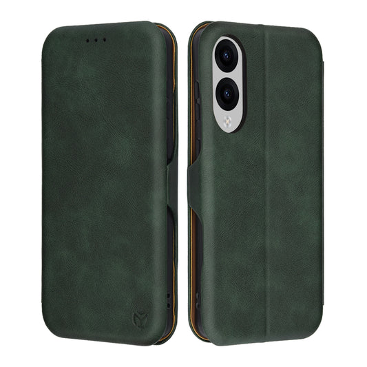 Futrola za Samsung Galaxy S25 Edge S937, Techsuit, Safe Wallet Plus, Zelena