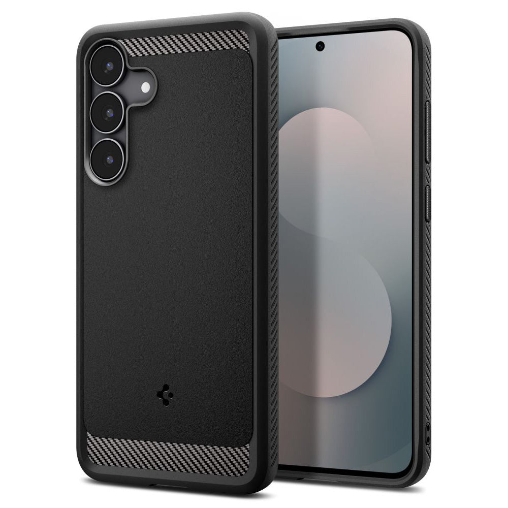 Futrola za Samsung Galaxy S25 FE, Spigen, Rugged Armor, Mat crna ACS10025