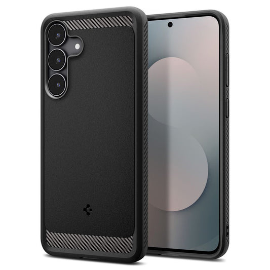 Futrola za Samsung Galaxy S25 FE, Spigen, Rugged Armor, Mat crna ACS10025