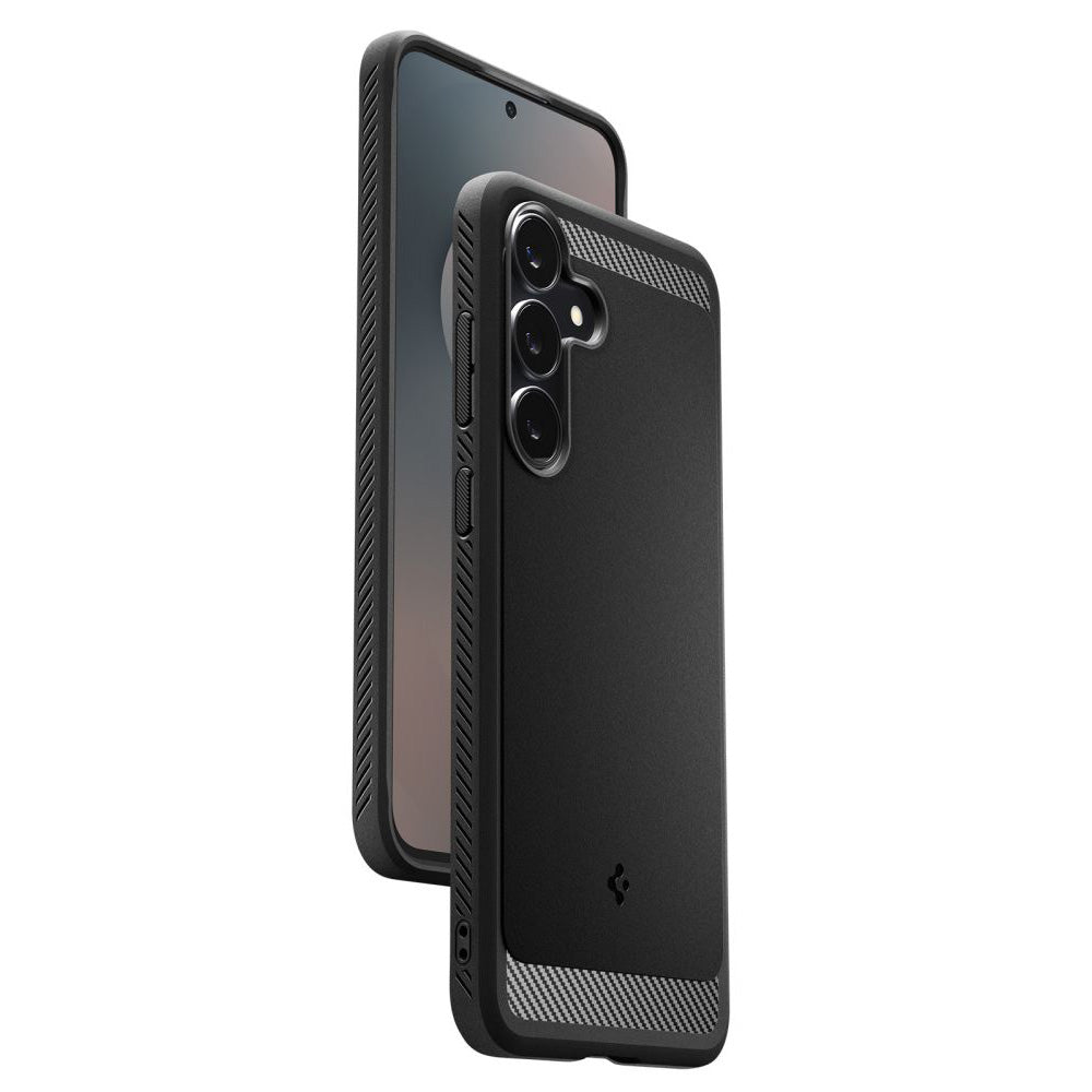 Futrola za Samsung Galaxy S25 FE, Spigen, Rugged Armor, Mat crna ACS10025