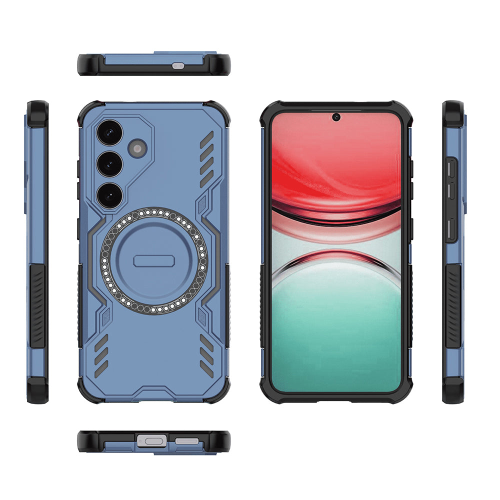 MagSafe maska za Samsung Galaxy S25 FE, Techsuit, ArmorMag, Plava