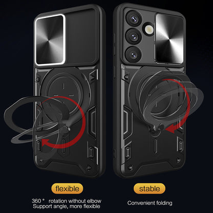 Futrola za Samsung Galaxy S25 FE, Techsuit, CamGuard Pro, Ljubičasta