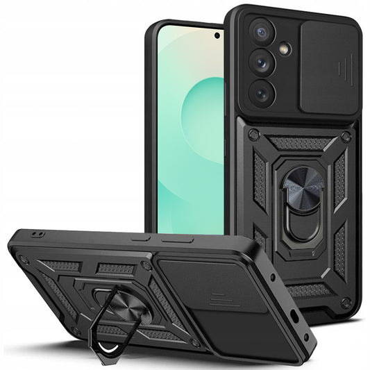Maska za Samsung Galaxy S25 FE, Techsuit, CamShield, Crna