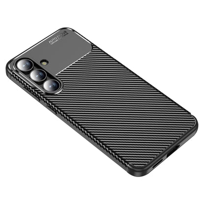Maska za Samsung Galaxy S25 FE, Techsuit, CarbonFiber, Crna