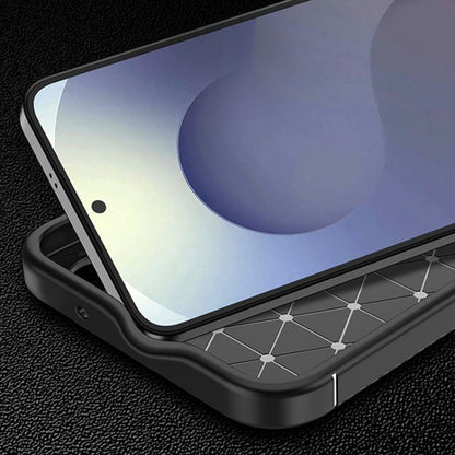 Maska za Samsung Galaxy S25 FE, Techsuit, CarbonFiber, Crna