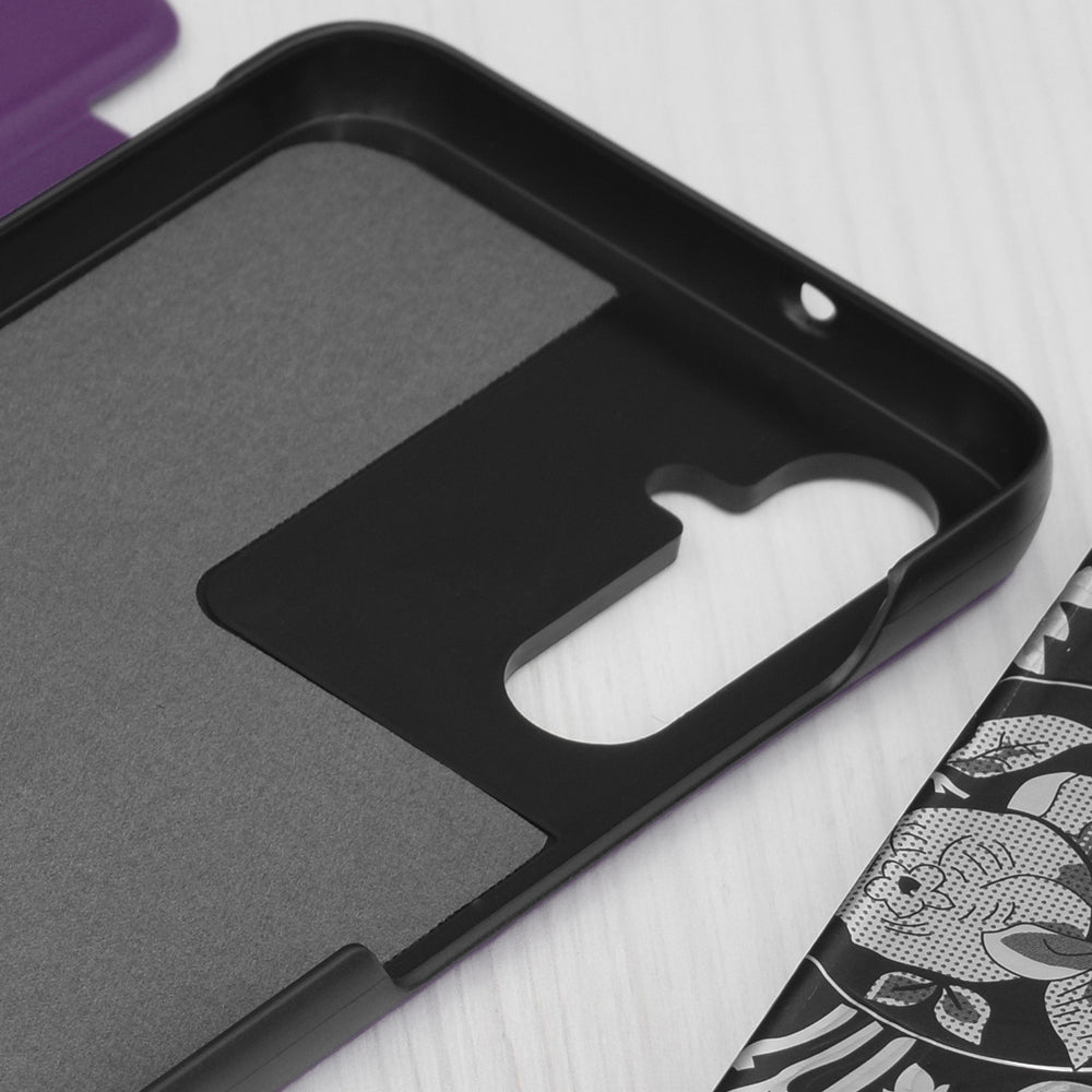 Futrola za Samsung Galaxy S25 FE, Techsuit, eFold, Ljubičasta