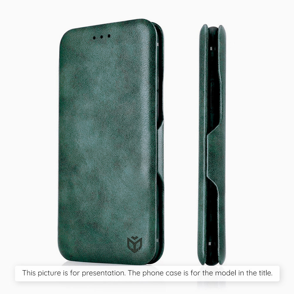 Futrola za Samsung Galaxy S25 FE, Techsuit, Safe Wallet Plus, Zelena