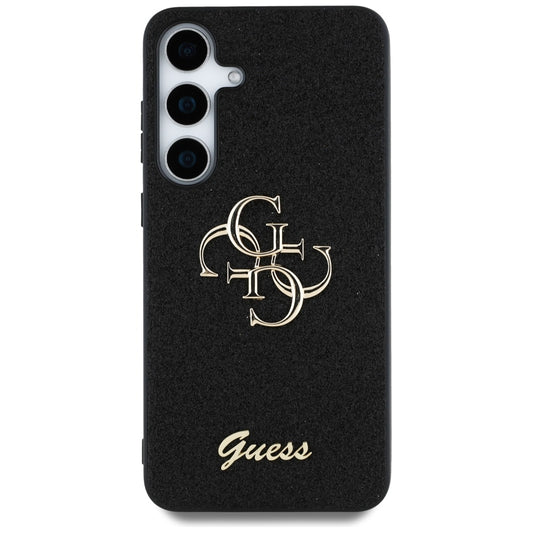 Futrola za Samsung Galaxy S25+ S936, Guess, Glitter Big 4G Script, Crna
