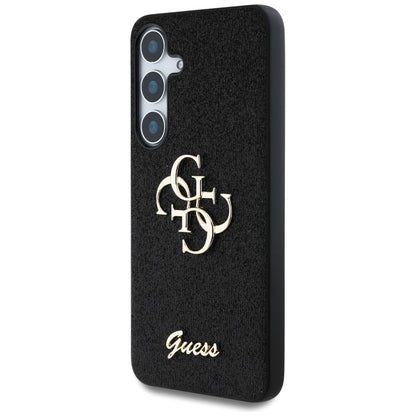 Futrola za Samsung Galaxy S25+ S936, Guess, Glitter Big 4G Script, Crna