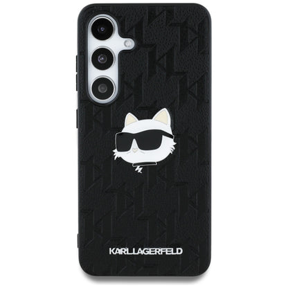 Futrola za Samsung Galaxy S25+ S936, Karl Lagerfeld, Monogram Choupette's Head, Crna