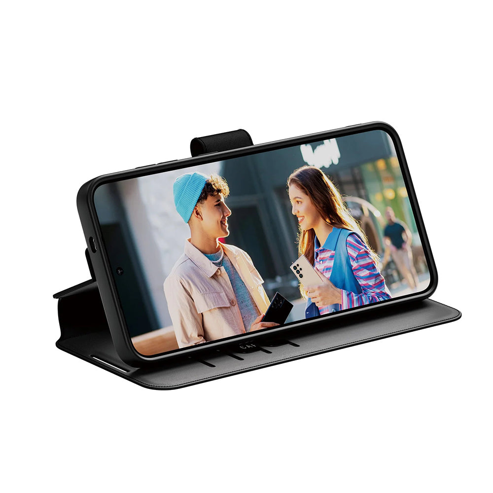 Futrola za Samsung Galaxy S25+ S936, PanzerGlass, Care Feature Kickstand Wallet, Crna