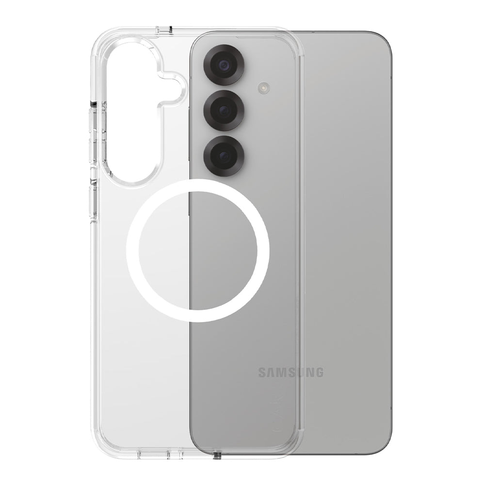 Futrola za Samsung Galaxy S25+ S936, PanzerGlass, Care Urban Combat, Bijela Prozirna