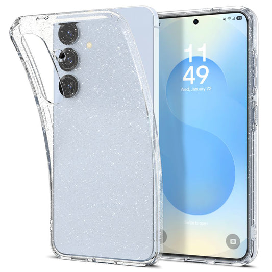 Futrola za Samsung Galaxy S25+ S936, Spigen, Liquid Crystal Glitter, Prozirna