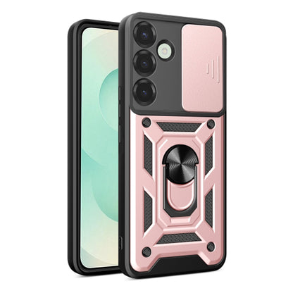 Maska za Samsung Galaxy S25+ S936, Techsuit, CamShield, Roza